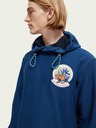 Scotch & Soda Sötétkék férfi kapucnis pulóver Scotch & Soda