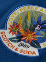 Scotch & Soda Sötétkék férfi kapucnis pulóver Scotch & Soda
