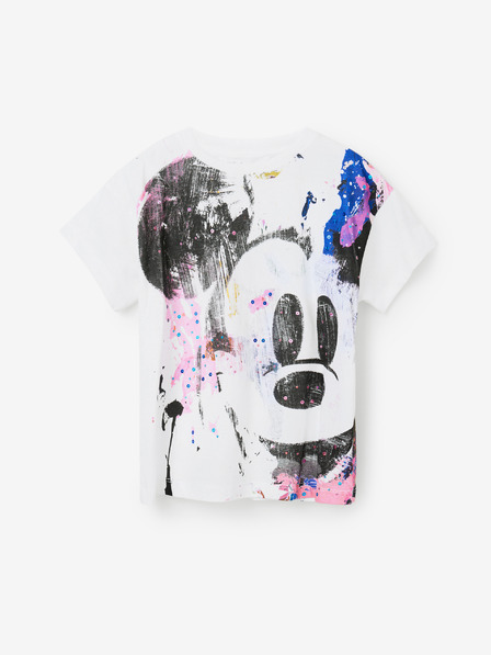 Desigual Fehér Desigual Mickey Splash lány póló