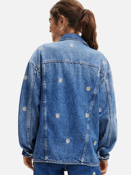 Desigual Kék női mintás farmerdzseki Desigual Aramis