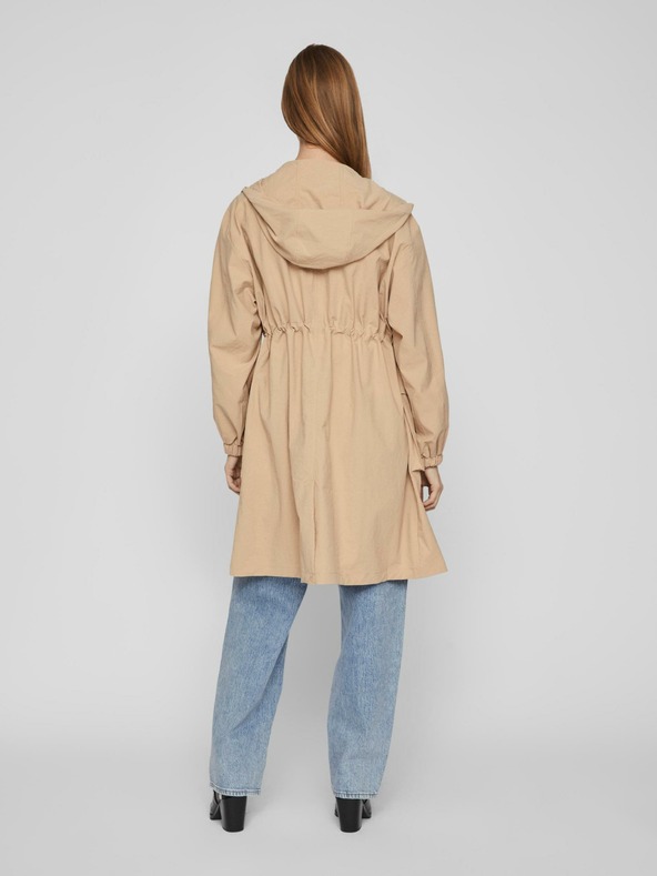 Vila Bézs színű női parka VILA Siliana