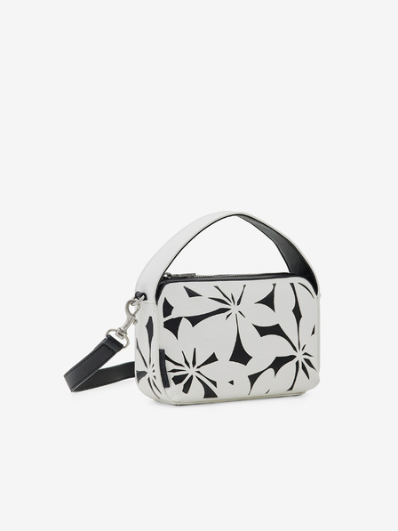 Desigual Fekete-fehér Desigual női virágos Onyx Narbonne Mini kézitáska