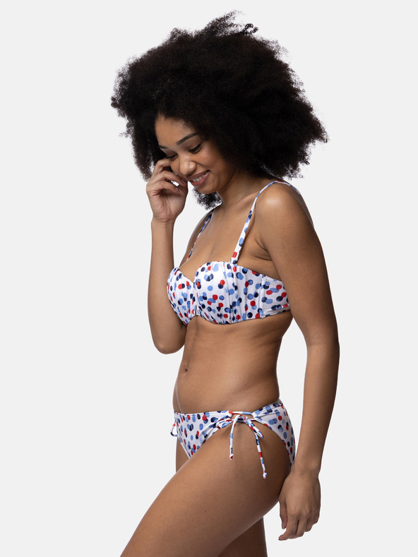 DORINA Fehér női pöttyös pöttyös bikini alsó DORINA Antibes