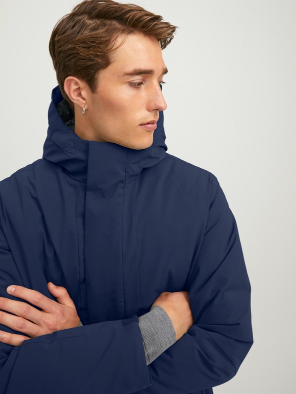 Jack & Jones Sötétkék Jack & Jones Blatiger kapucnis parka
