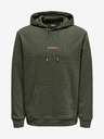 ONLY & SONS Khaki színű kapucnis pulóver ONLY & SONS Elon
