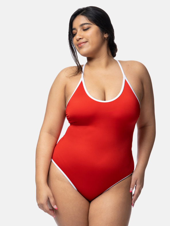 DORINA Piros női egyrészes fürdőruha DORINA Bandol