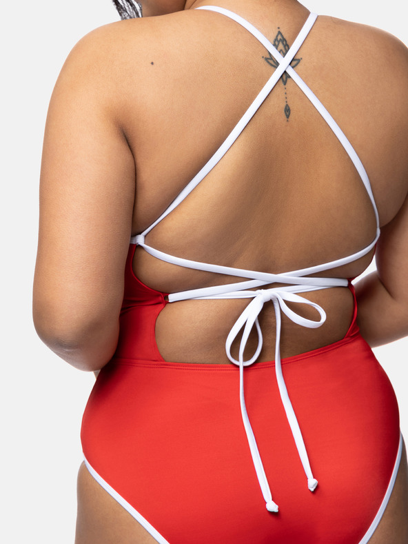 DORINA Piros női egyrészes fürdőruha DORINA Bandol