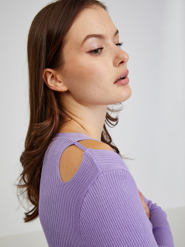 Orsay ORSAY lila női kardigán kivágásokkal