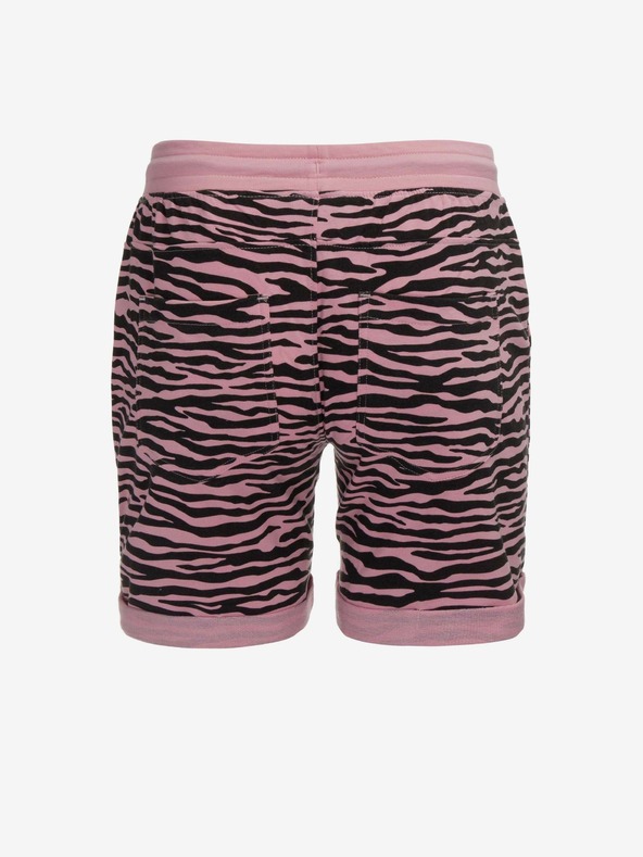 ALPINE PRO Rózsaszín női mintás melegítőnadrág ALPINE PRO Lonia