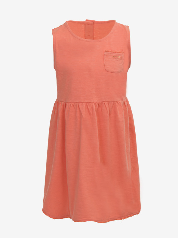 ALPINE PRO Narancssárga lányruha ALPINE PRO GUSTO