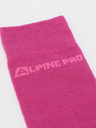 ALPINE PRO Unisex zokni ALPINE PRO KLAMO rózsaszín