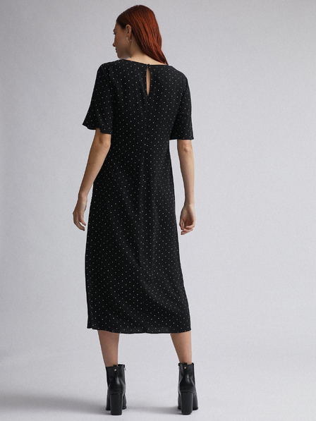 Dorothy Perkins Dorothy Perkins fekete pöttyös midi ruha