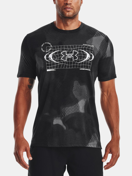 Under Armour Férfi póló Under Armour UA FBTL AOP METAL LOGO SS