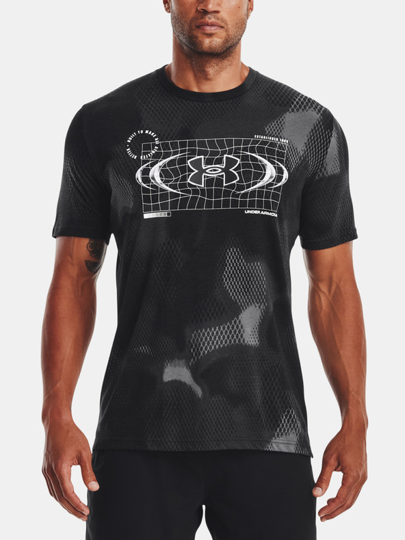 Under Armour Férfi póló Under Armour UA FBTL AOP METAL LOGO SS
