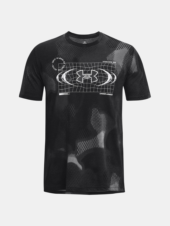 Under Armour Férfi póló Under Armour UA FBTL AOP METAL LOGO SS
