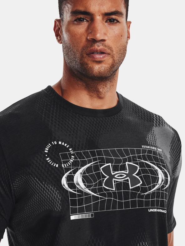 Under Armour Férfi póló Under Armour UA FBTL AOP METAL LOGO SS