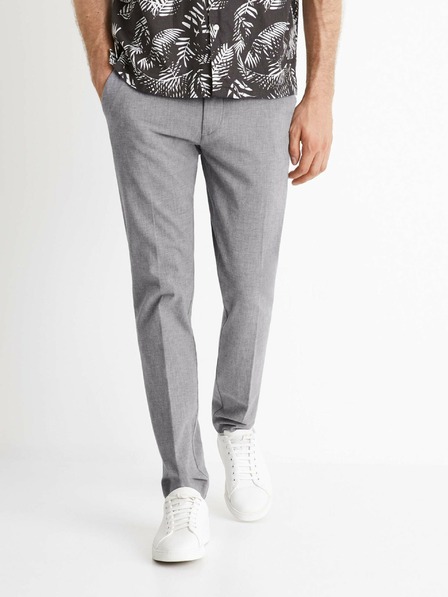 Celio Szürke férfi chino nadrág Celio Bosi