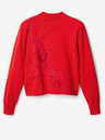 Desigual Piros Desigual női Bugs Bunny melegítőfelső