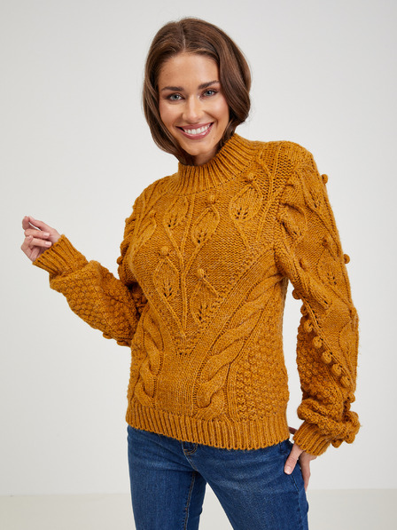 Orsay ORSAY mustárszínű női pulóver