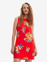 Desigual Desigual Sundance piros női virágos ruha piros