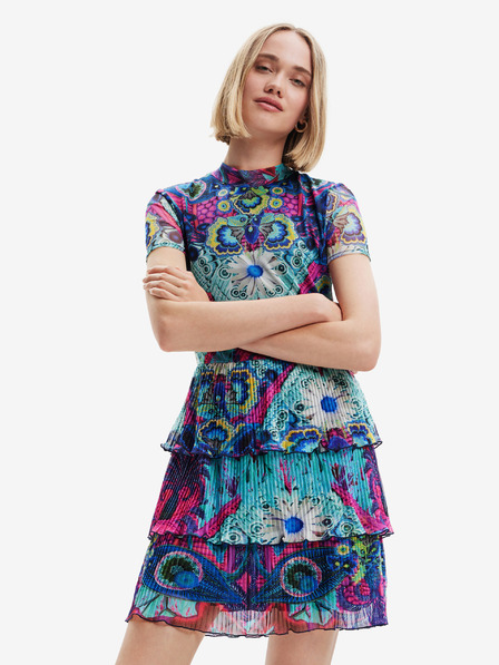 Desigual Kék női mintás női ruha Desigual Exeter-Lacroix Desigual Exeter-Lacroix