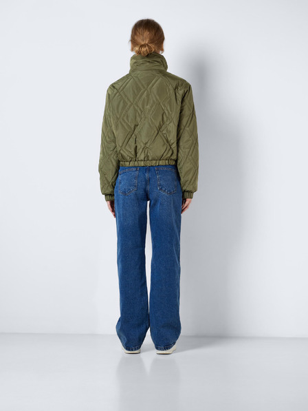 Noisy May Khaki színű női steppelt bomber gallérral Noisy May Ziggy