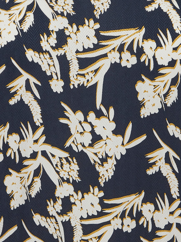 Fransa Fehér és kék virágos blúz Fransa