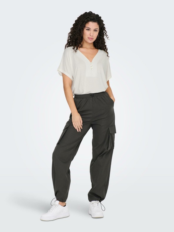 ONLY Krémszínű női blúz