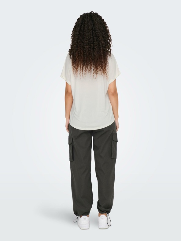 ONLY Krémszínű női blúz