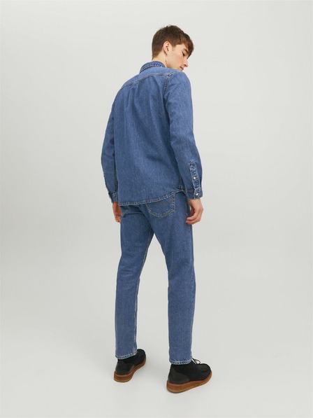 Jack & Jones Jack & Jones Felix kék farmer ing férfiaknak