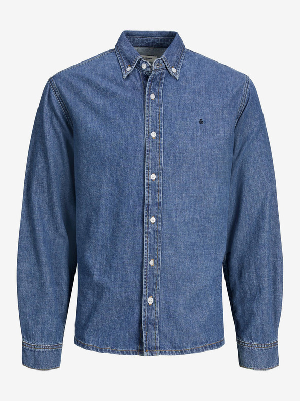 Jack & Jones Jack & Jones Felix kék farmer ing férfiaknak