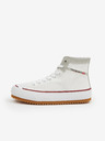 Diesel Fehér férfi bokacipő velúr részletekkel Diesel
