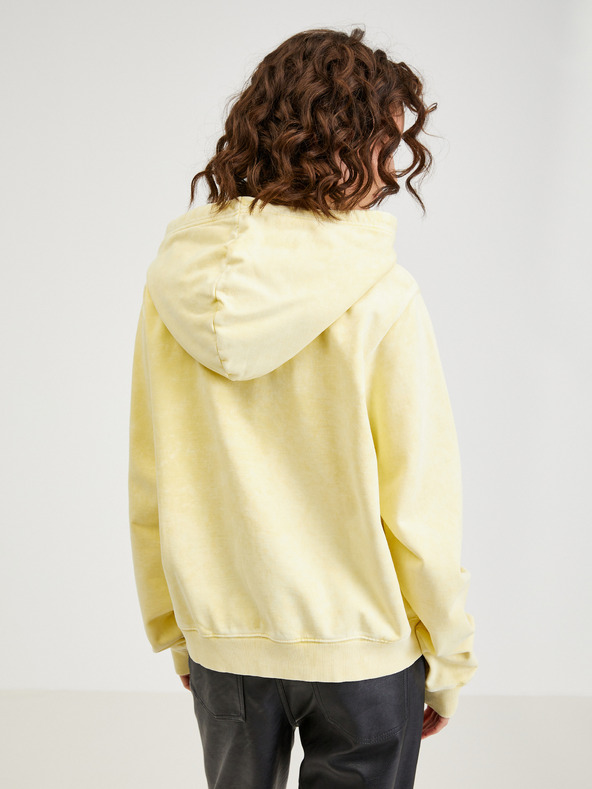 Diesel Sárga Diesel női kapucnis pulóver