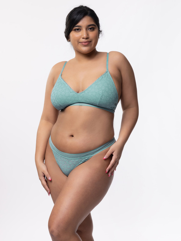 DORINA Világoskék Női csipke Tanga DORINA Yuka DORINA Yuka