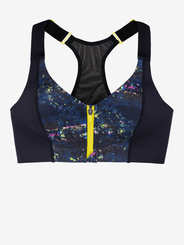 DORINA Fekete női mintás sportmelltartó DORINA Sully Sully