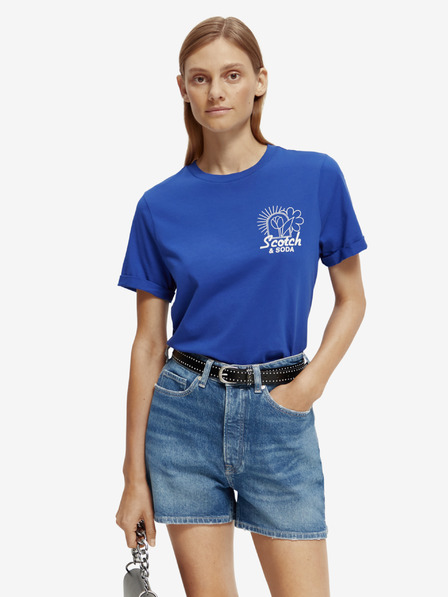 Scotch & Soda Kék női Scotch & Soda póló