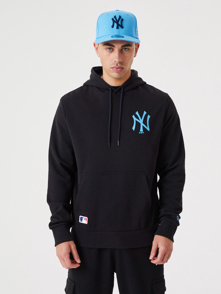 New Era Fekete férfi kapucnis pulóver New Era