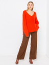 CAMAIEU Narancssárga női laza kardigán CAMAIEU