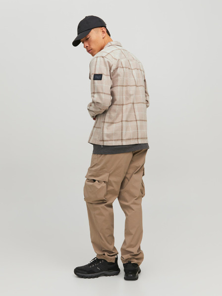 Jack & Jones Jack & Jones Ben krémszínű krémszínű kockás ing