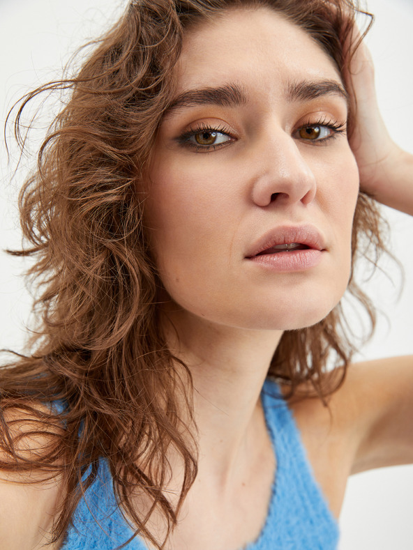 Noisy May Világoskék női pulóver Noisy May Sweet