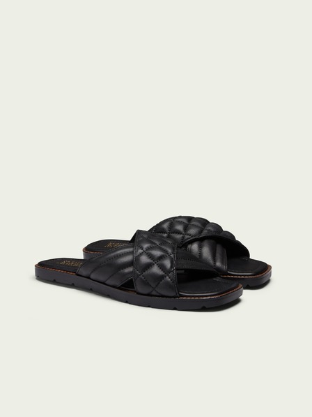 Scotch & Soda Fekete női Scotch & Soda Tilda bőrpapucs