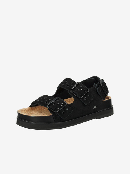 Scotch & Soda Fekete női szarvasbőr szandál Scotch & Soda Anni