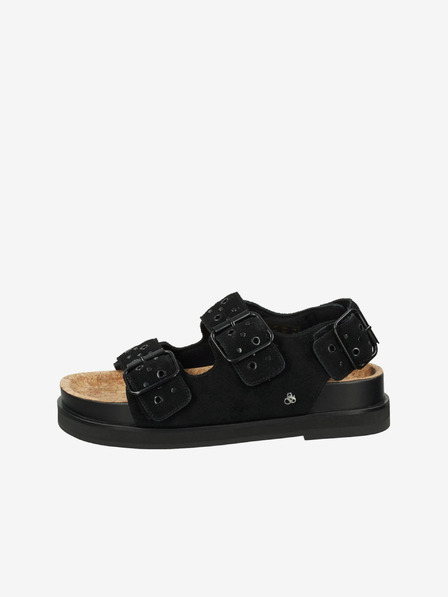Scotch & Soda Fekete női szarvasbőr szandál Scotch & Soda Anni