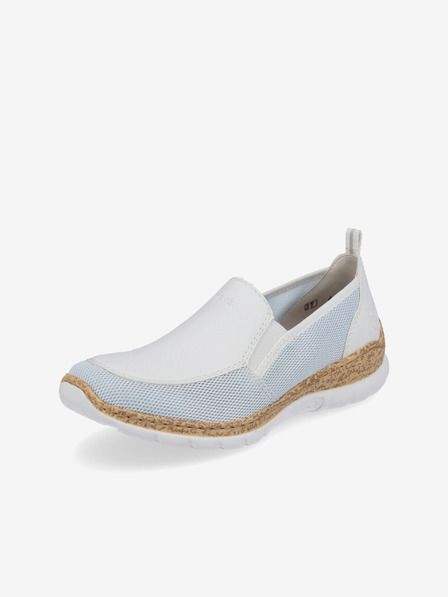 Rieker Kék-fehér női slip on tornacipő Rieker