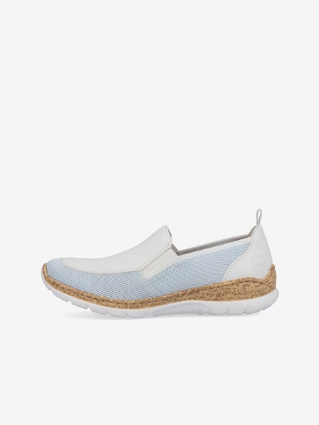 Rieker Kék-fehér női slip on tornacipő Rieker