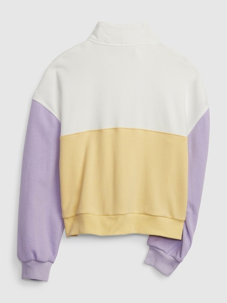 GAP Gyerek pulóver logóval és fleece béléssel GAP