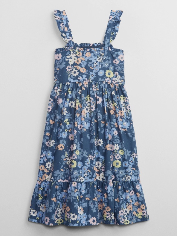 GAP Gyerek virágmintás midi ruha GAP
