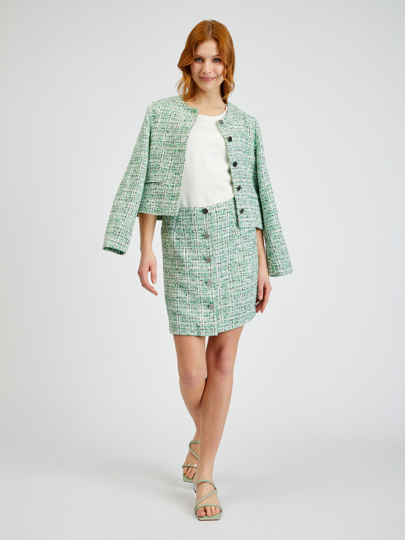 Orsay ORSAY zöld női tweed szoknya