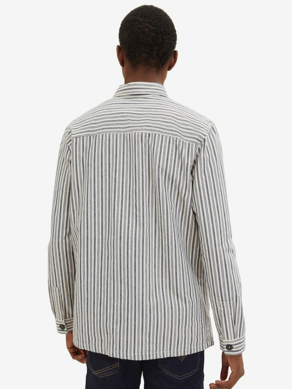 Tom Tailor Szürke férfi Tom Tailor csíkos ing Tom Tailor férfi csíkos ing