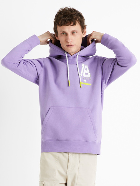 Celio Lila férfi kapucnis pulóver Celio Dragon Ball Z